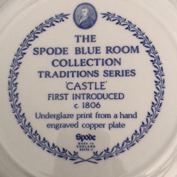 Spode Blue Room Plate - Picture 3 of 7